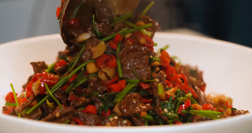 小炒黄牛肉